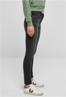 Ladies Mid Waist Skinny Jeans