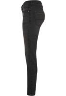 Ladies Mid Waist Skinny Jeans