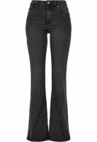 Ladies High Waist Flared Denim Pants