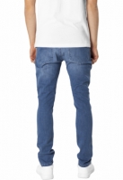 Slim Fit Knee Cut Denim Pants