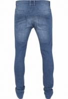 Slim Fit Knee Cut Denim Pants