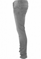Slim Fit Knee Cut Denim Pants