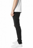 Slim Fit Knee Cut Denim Pants
