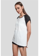 Ladies Contrast Raglan Tee
