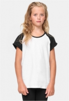 Girls Contrast Raglan Tee