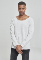 Long Open Edge Terry Crewneck