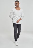 Long Open Edge Terry Crewneck