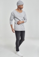 Long Open Edge Terry Crewneck