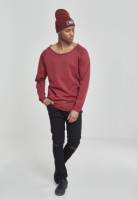 Long Open Edge Terry Crewneck