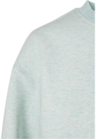 Ladies Oversized Color Melange Crewneck