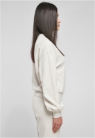 Ladies Oversized Color Melange Crewneck