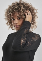 Ladies Lace Striped LS