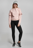 Ladies Oversize Volant Crewneck