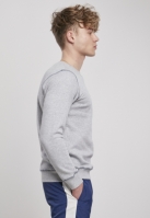Organic Contrast Flatlock Stitched Crew
