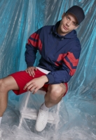 Crinkle Panel Track Jacket
