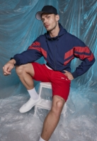 Crinkle Panel Track Jacket