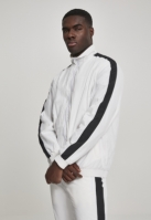 Striped Sleeve Crinkle Track Jacket
