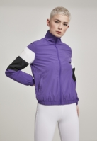 Ladies 3-Tone Crinkle Track Jacket