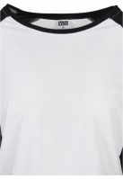 Ladies Contrast Raglan Longsleeve