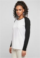 Ladies Contrast Raglan Longsleeve
