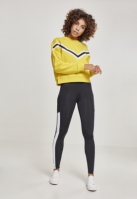 Ladies Inset Striped Crew