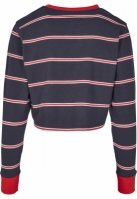 Ladies Short Yarn Dyed Skate Stripe LS