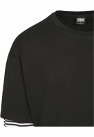 Oversized Double Layer Striped LS Tee