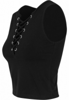Ladies Lace Up Cropped Top
