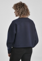 Ladies Oversized Short Raglan Crew