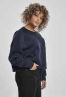 Ladies Oversized Short Raglan Crew
