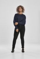 Ladies Oversized Short Raglan Crew