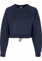 Ladies Oversized Short Raglan Crew
