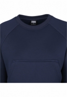 Ladies Oversized Short Raglan Crew