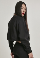 Ladies Oversized Short Raglan Crew