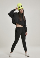 Ladies Oversized Short Raglan Crew