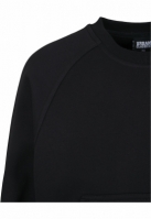 Ladies Oversized Short Raglan Crew