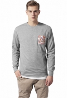 Contrast Pocket Crewneck