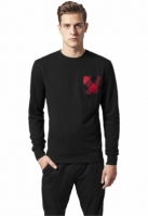 Contrast Pocket Crewneck