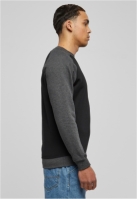 2-tone Raglan Crewneck