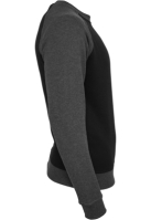 2-tone Raglan Crewneck