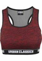 Ladies Active Melange Logo Bra