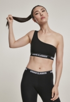 Ladies Asymmetric Logo Bra