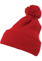 Cuffed Pom Pom Knit Beanie