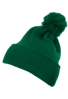 Cuffed Pom Pom Knit Beanie