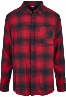 Oversized Checked Grunge Shirt