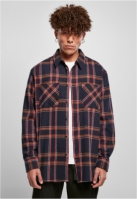 Heavy Long Oversized Checked Shirt