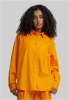 Ladies Linen Mixed Oversized Shirt