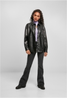 Ladies Faux Leather Overshirt