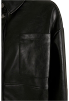 Ladies Faux Leather Overshirt