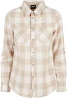 Ladies Turnup Checked Flanell Shirt